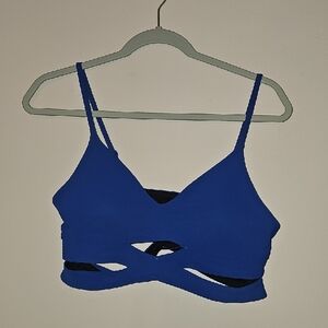 Lululemon Nwots Sz 12 Bra. Gorgeous Bright Blue!! Still Now Bra